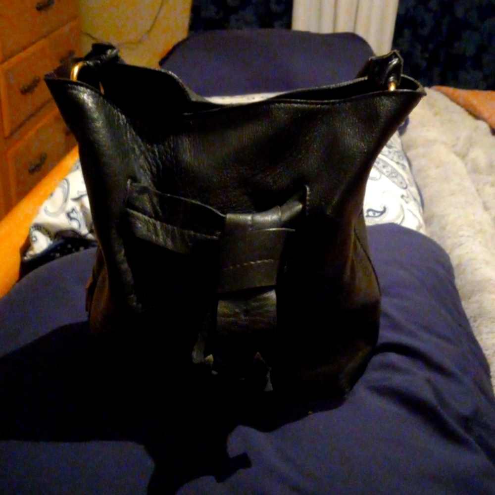 Valentino Vintage Leather Hobo Bag with Wallet